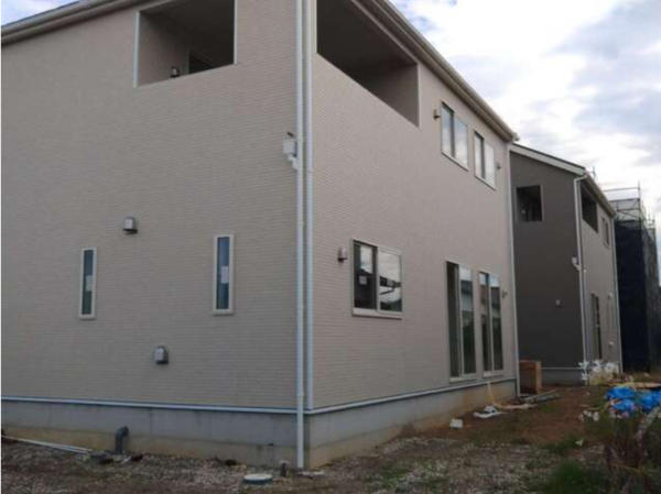 宇部市大字際波、新築一戸建ての外観画像です