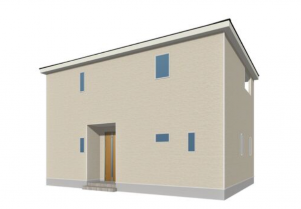 宇部市大字際波、新築一戸建ての外観画像です