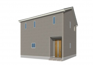 宇部市大字際波、新築一戸建ての外観画像です