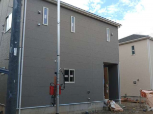 宇部市大字際波、新築一戸建ての外観画像です