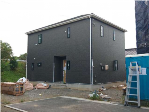 宇部市大字際波、新築一戸建ての外観画像です