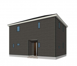 宇部市大字際波、新築一戸建ての外観画像です