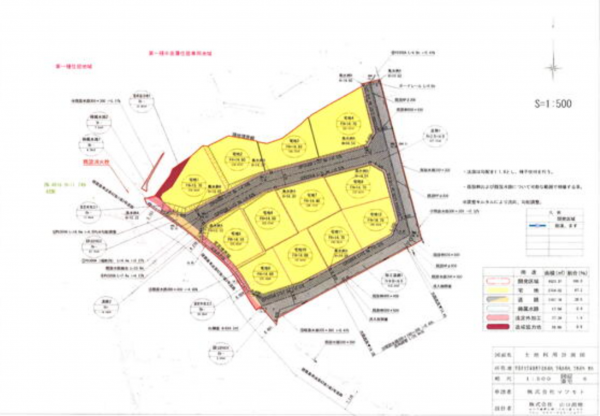 宇部市大字東須恵、土地の間取り画像です