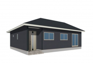 山陽小野田市大字郡、新築一戸建ての外観画像です