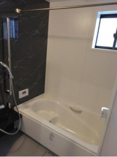 宇部市野中、中古一戸建ての風呂画像です