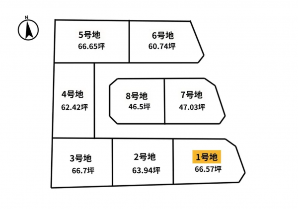 宇部市西平原、土地の地図画像です