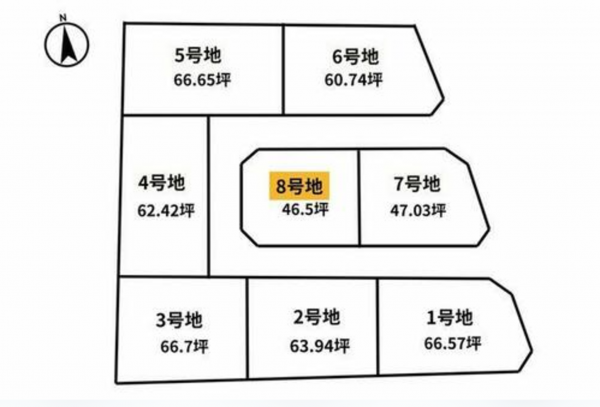 宇部市西平原、土地の完成予想図（外観）画像です