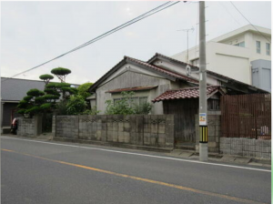 宇部市常盤台、土地の前面道路を含む現地写真画像です