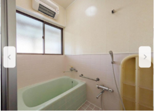 宇部市山門、中古一戸建ての風呂画像です