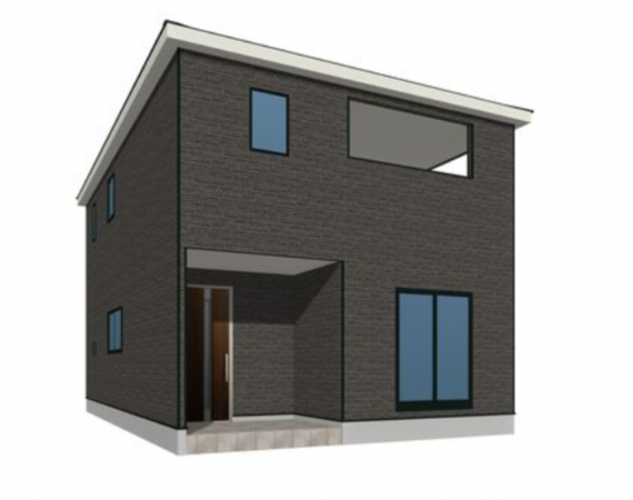 山陽小野田市大字郡、新築一戸建ての外観画像です