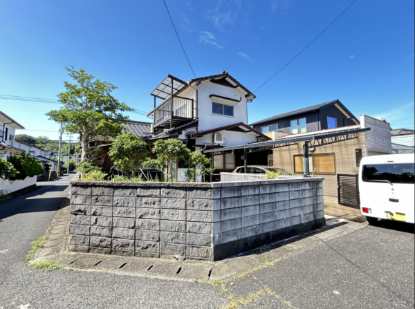 宇部市大字西岐波、中古一戸建ての外観画像です