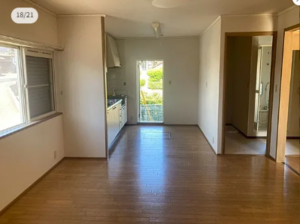 宇部市笹山町、中古一戸建てのキッチン画像です