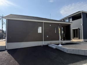 山陽小野田市赤崎、新築一戸建ての外観画像です