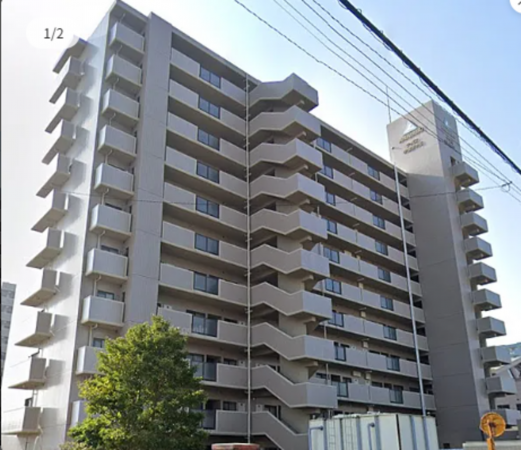 宇部市芝中町、マンションの外観画像です