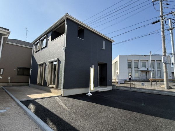 山陽小野田市赤崎、新築一戸建ての外観画像です