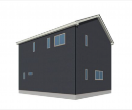 宇部市床波、新築一戸建ての完成予想図（外観）画像です