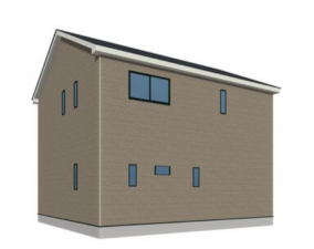 宇部市床波、新築一戸建ての外観画像です