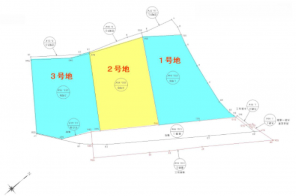 山口市阿知須、土地の間取り画像です