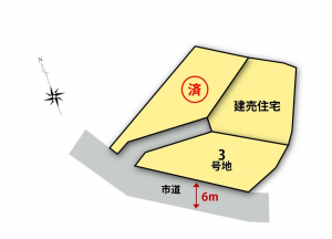 宇部市大字東須恵、土地の間取り画像です