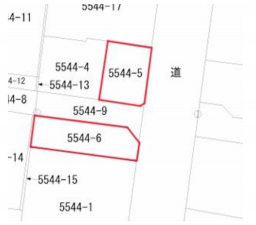 山陽小野田市南竜王町、土地の画像です