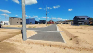 宇部市浜田、土地の画像です