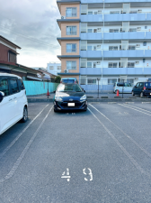 宇部市文京町、マンションの駐車場画像です