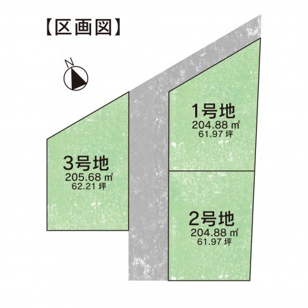 山陽小野田市くし山、土地の間取り画像です
