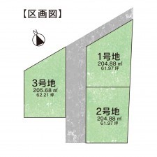 山陽小野田市くし山、土地の間取り画像です