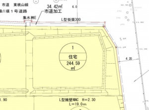 宇部市大字小串、土地の完成予想図（外観）画像です