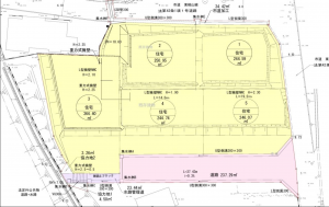 宇部市大字小串、土地の間取り画像です