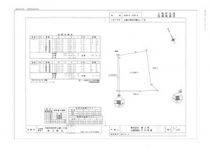山陽小野田市くし山、土地の間取り画像です