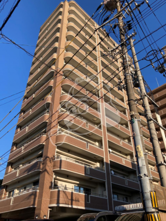 宇部市朝日町、マンションの外観画像です