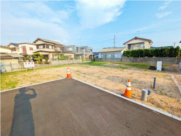 宇部市東梶返、土地の外観画像です