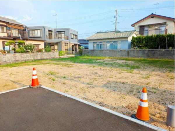 宇部市東梶返、土地の外観画像です