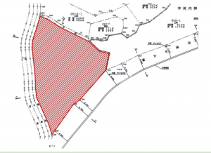 宇部市大字上宇部、土地の間取り画像です