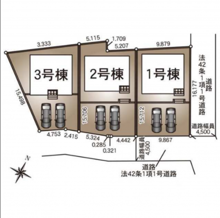 山口市阿知須、新築一戸建ての画像です