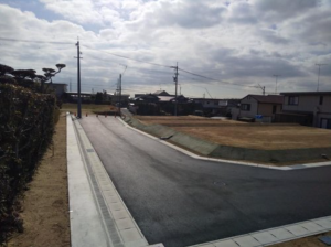 宇部市大字西岐波、土地の外観画像です