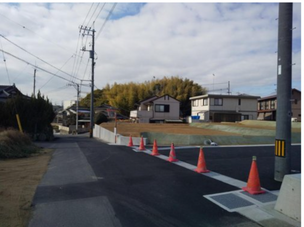 宇部市大字西岐波、土地の外観画像です