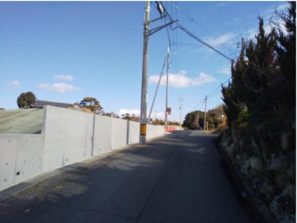 宇部市大字西岐波、土地の外観画像です