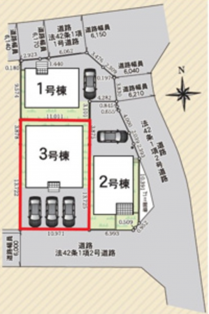 宇部市大字西岐波、新築一戸建ての画像です