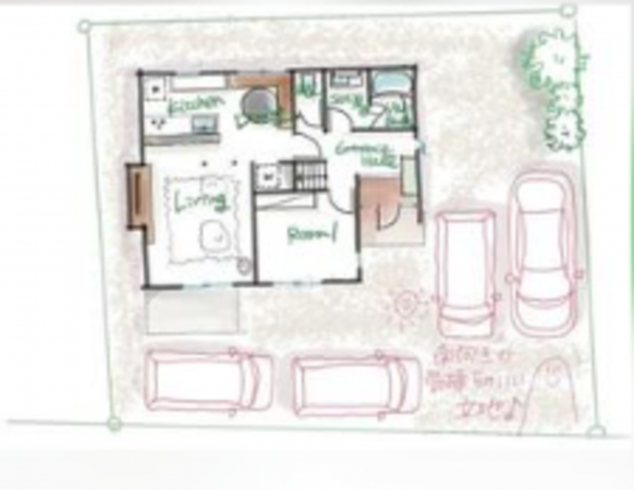 宇部市東梶返、中古一戸建ての画像です