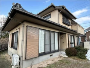 宇部市大字西岐波、中古一戸建ての外観画像です