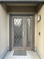 宇部市大字西岐波、中古一戸建ての玄関画像です