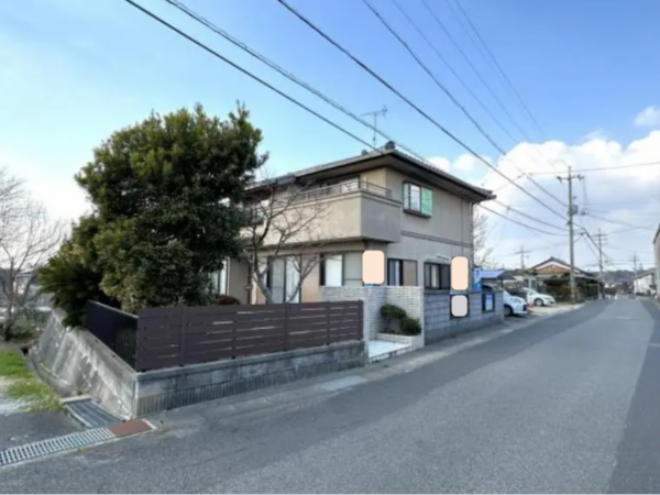 宇部市大字西岐波、中古一戸建ての外観画像です
