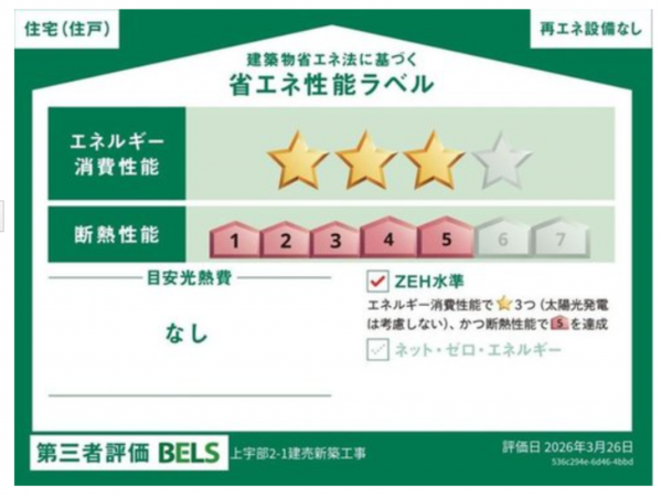 宇部市大字上宇部、新築一戸建ての画像です