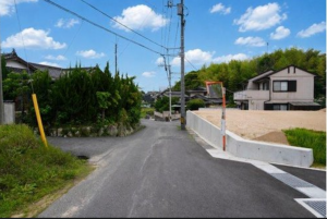 宇部市大字西岐波、土地の画像です