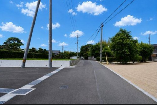 宇部市大字西岐波、土地の画像です