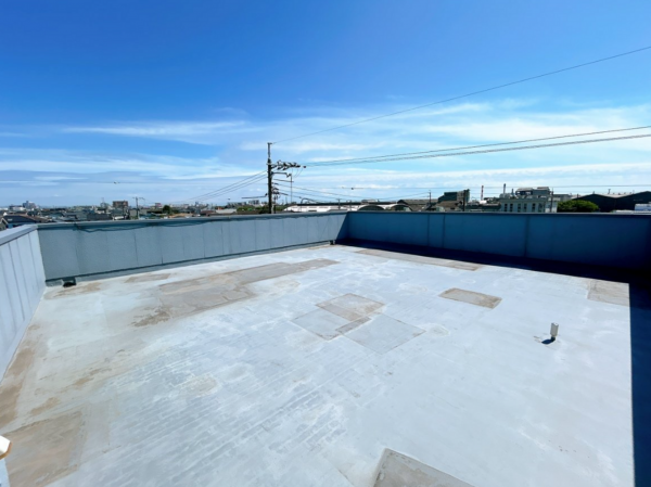 宇部市明治町、中古一戸建てのバルコニー画像です