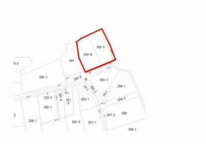 宇部市大字東岐波、土地の間取り画像です