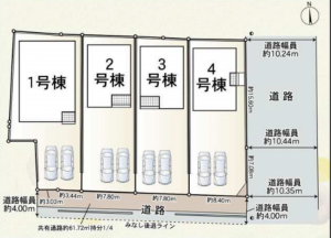 山陽小野田市中央、新築一戸建ての画像です